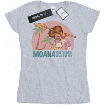Women’s Disney Moana “Read The Sea” T‑Shirt – White Large