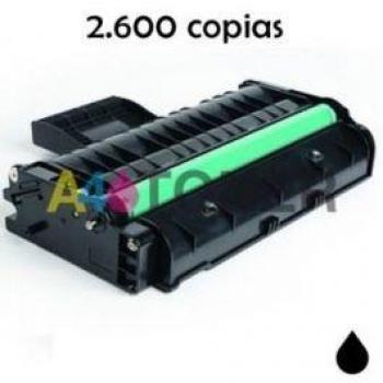 Tóner Negro SP204 Compatible con Ricoh