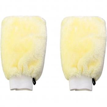 Microfiber Cleaning Mitts for Automobile