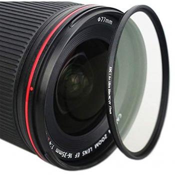 JJC 77 mm UltraSlim UV‑Filter (Multi‑Coated) – Schwarz