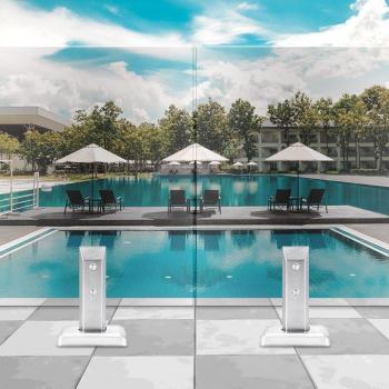 Square Glass Pool Fence Clamp Stainless Steel