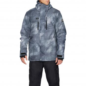 Quiksilver Männer Mission‑Kleidungsjacke Grau – Klare Oberfläche, S