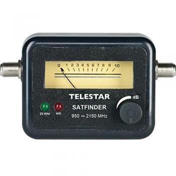 Telestar Satfinder mit analoger Anzeige in Schwarz