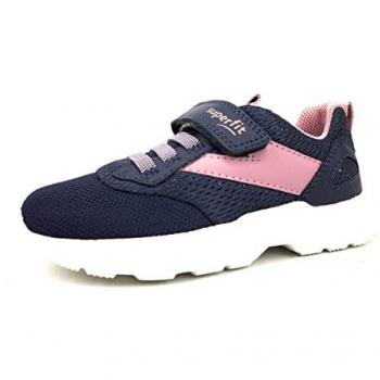 Superfit Sportlicher Sneaker Blau-Rosa