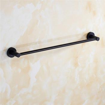 Xueqin Matt Black Bathroom Towel Hanger 600x70mm