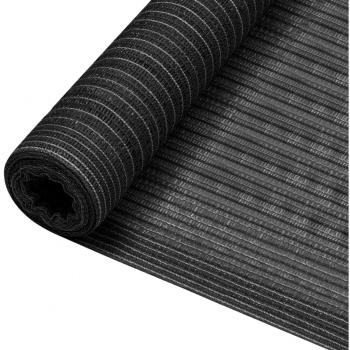 Malla de ocultación HDPE 3,6x40 m antracita 195 g/m²