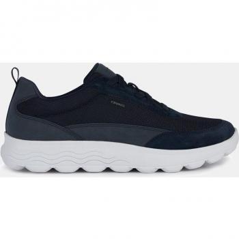 Geox Herren Spherica Sneakers aus Leder in Marineblau
