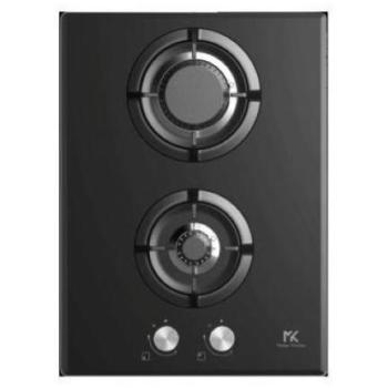 Master Kitchen MKHG 382-ED F GCBK Vetroceramica Nera Valvola di Sicurezza