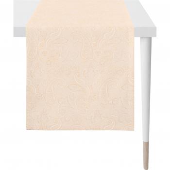APELT „Uni‑Basic“ Tischläufer 3313 – Viskose/Polyester, 1 Stück