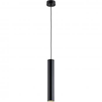 Omera Lampada a sospensione, nero, acciaio Ø 8 cm