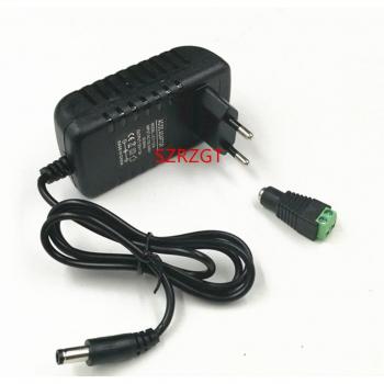 24W Voeding Adapter met EU/US Plug naar DC 12V 2A voor LED Strip