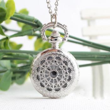 Gothic Spider Web Watch Necklace