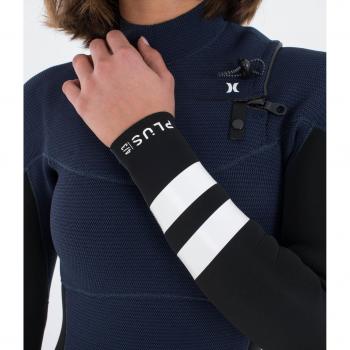 Traje Hurley de neopreno con cierre pectoral, manga larga, modelo Plus 4/3 mm