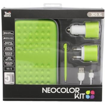 Cestino di accessori Twodots Neocolor Verde 11 in 1