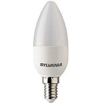 Sylvania 0027035 Toledo Kerze Step dimmbar E14, 5.5 W, Weiß