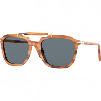 Persol PO0203S 960/R5 Unisex Brown‑Blue Lensed Shades