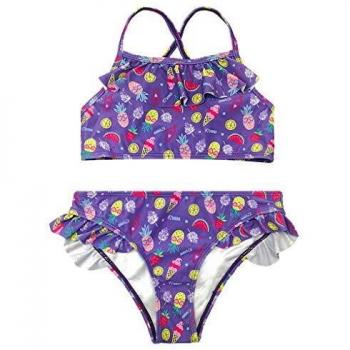 SHEKINI Costume di nuoto con tracolla regolabile per bambine