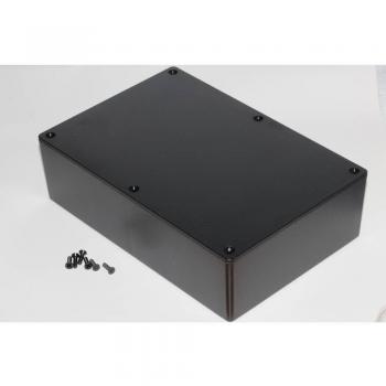 Hammond 1591XXFBK Black ABS Enclosure 221 x 150 x 63mm