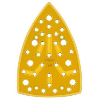 Pannello di levigatura triangolare autosigillante Mirka 100x152x152 mm 32 fori medio