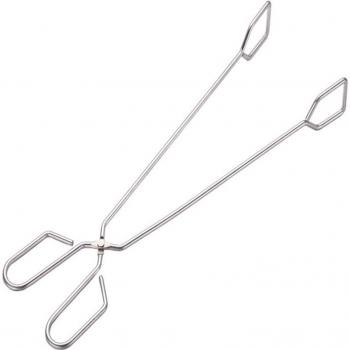 Tragbare Grillzangen, Edelstahl, 25-35 cm Länge