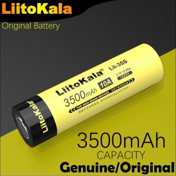 LiitoKala 18650 Akku für Hochstromgeräte 3500mAh