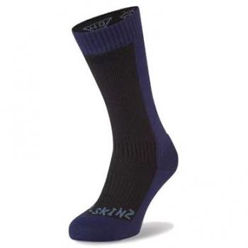 Sealskinz Starston Cold Weather Socks – Black, Mid Length