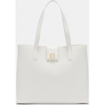 Furla Cremefarbener Shopper