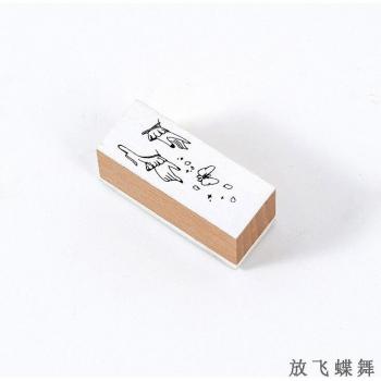 Decorative Floral Rubber Stamp
