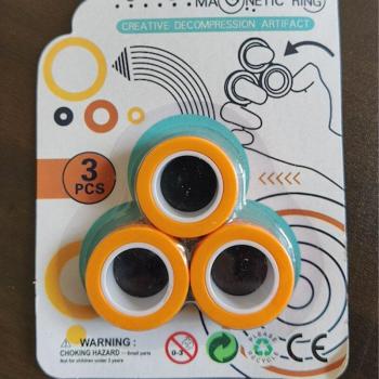 Juguetes de Descompresión: Anillos Magnéticos de Pulsera Antiestrés