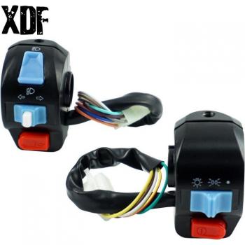 22mm Handlebar Control Switch for Motorcycle High/Low Beam Horn Turn Signal