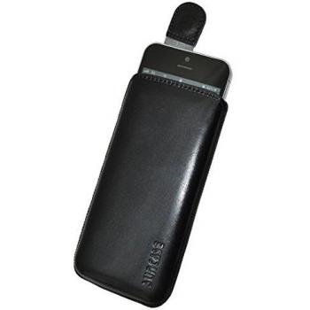 Estuche Sofisticado Suncase iPhone 5 Color Oscuro
