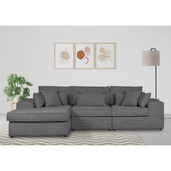 RAUM.ID Enid L‑Form Ecksofa – modular, 360 cm × 75 cm