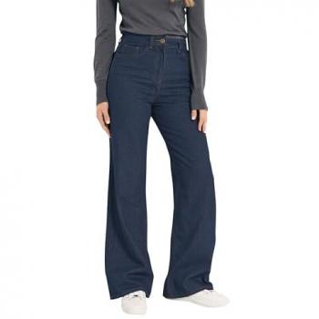 Long Tall Sally „Weitbein“ 100 % Baumwolle – Blau/Dunkel