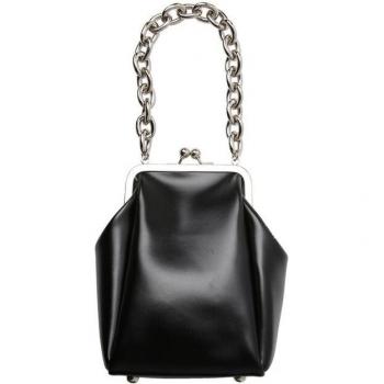 Cartera Ancha de Cuero Vintage