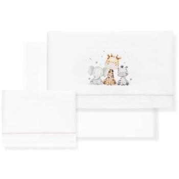 Set de Sábanas para Capazo Bebé con Funda de Almohada