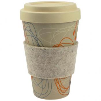 Tazza Coffee-to-Go con feltro di lana