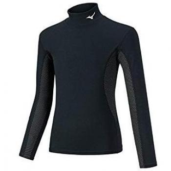 Herren Fahrradtrikot Mizuno M Herrenradler Midweight J Highneck Black Größe M