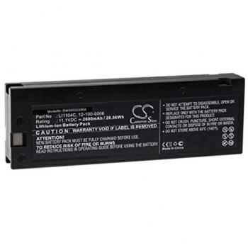 Vhbw Replacement Battery for Biolight Moniteur M8000/M9000 (2600mAh, 11.1V, Li-Ion)