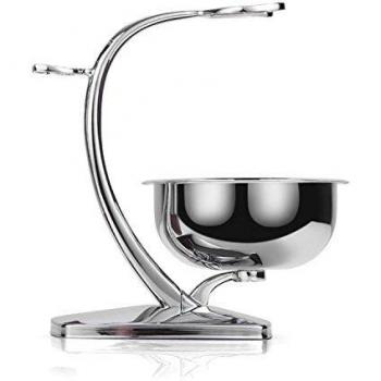 Edelstahl Rasierset für Herren – GRUTTI, Universeller schwerer Halter