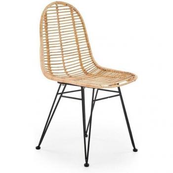 Sedia Houston 489 Nocciola Ruote Metalliche 90×44×55 cm