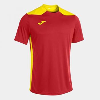 Camiseta casual hombre Championship VI color rojo y amarillo