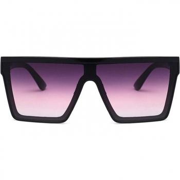 Gradient Lens Oversized Square Sunglasses for Women with UV400