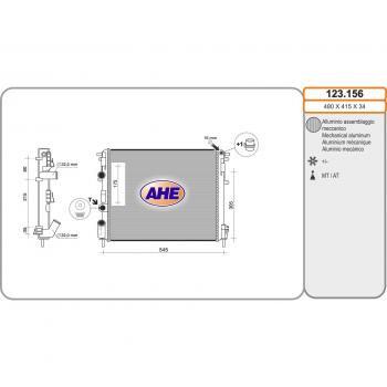 AHE 123.156 Système de refroidissement