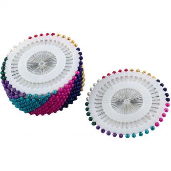 Plastic Corsage Sewing Pins with Faux Pearl Heads – 480 Pieces – SourcingMap