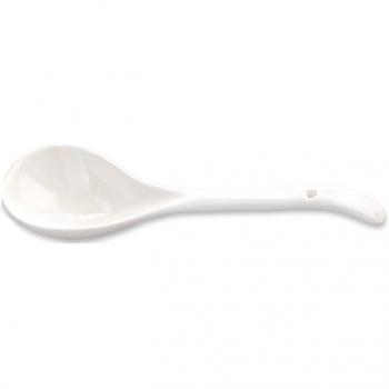 Yolife White Porcelain Big Soup Ladle