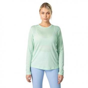 Women's Medium Embla Long‑Sleeve Tee (Kari Traa) – Light Green