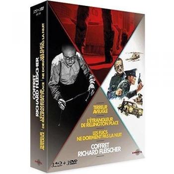 Coffret Richard Fleischer : Terreur Aveugle + L'étrangleur De Rillington Place + Les Flics Ne Dorment Pas La Nuit