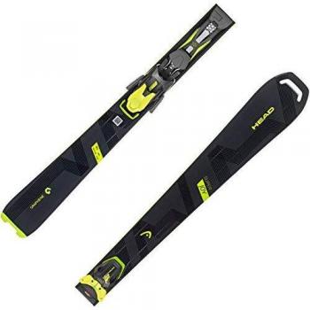 HEAD Damen Skier Super Joy SLR + Joy 11 GW Bindung schwarz/gelb