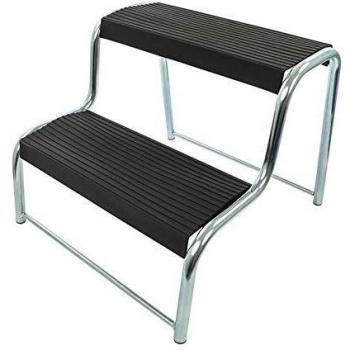 Scala nera a 2 gradini per camper e roulotte ProPlus 360822