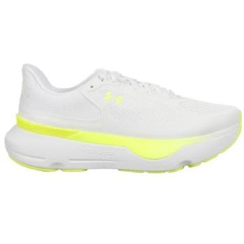 Running Shoes Women: Under Armour Infinite Pro 2 (Blanc & Jaune Fluo)